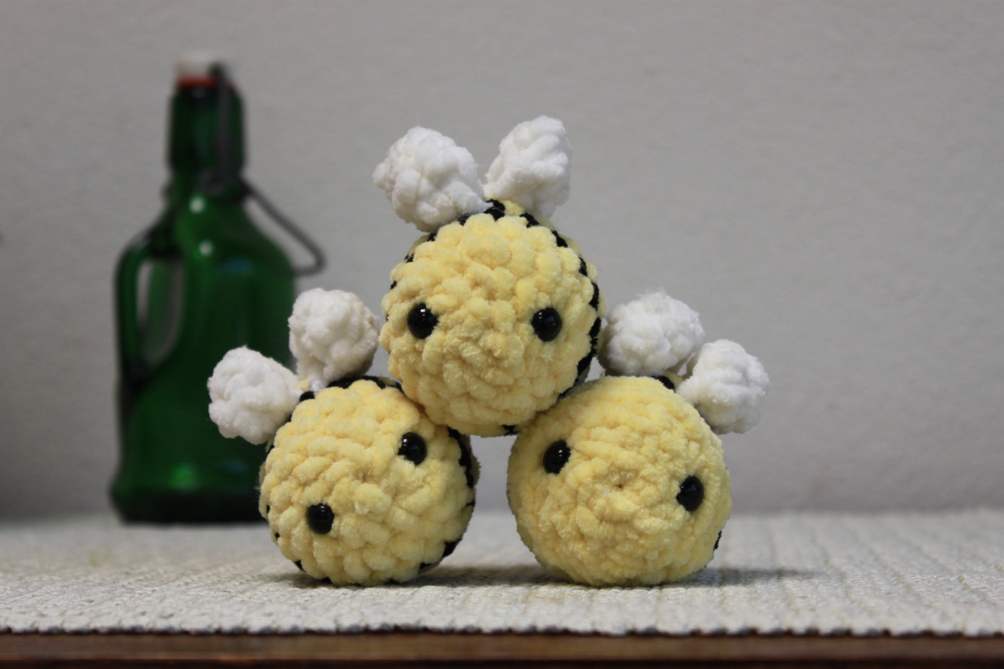 Mini Biene gehäkelt, Amigurumi